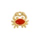 Enameled Zamak Charm Carb 11x10mm/1.9mm