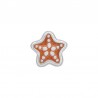 999° Silver Antique Plated/ 5µm/ Light Orange