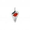 999° Silver Antique Plated/ 5µm/ Orange