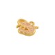 Enameled Zamak Charm Crayfish 12x10mm