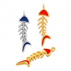 Colgante de Zamak esmaltado Raspa 11 x 29 mm