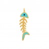 24K Gold Plated/ 0.12µm/ Turquoise/ Black