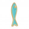 Chapado en Oro de 24 Quilates/ 0,12 µm/ Turquesa