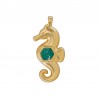 Chapado en Oro de 24 Quilates/ 0,12 µm/ Turquesa