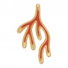 Plaqué Or 24 Carats / 0.12 µm / Corail