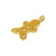 Zamak Charm Gingerbread 12x18mm Ø1.7mm