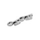 Colgante de Zamak «Hoho» 8 x 34 mm