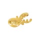 Pendentif en Zamak tête de cerf 18 x 34 mm Ø 2.2 mm