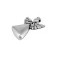Zamak Pendant Angel 24x30mm Ø2.2mm
