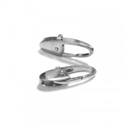 Fermoir Mousqueton en Argent 925 7 x 22 mm