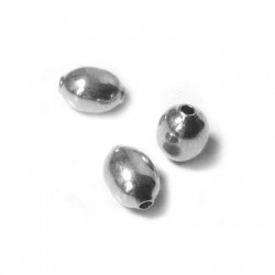 Ασήμι 925 Χάντρα Οβάλ 6x8mm Ø1.5mm