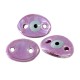 Enameled Ceramic Connector with Evil Eye 25x19mm Ø3.5mm