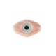 Passant Céramique Émaillé Losange avec œil de mal (Ø 2.8mm)