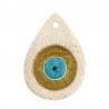 Oro Glitter/Turchese Perlato/Nero