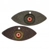 Marrone/Oro Glitter/Pesca/Nero