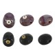 Ciondolo in Ceramica Ovale con Occhio Smaltato (~17x22mm) (Ø~1.8-2.2mm)