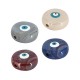 Ceramic Bead Round w/ Evil Eye & Enamel 18mm/7mm (Ø2.2mm)