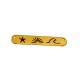 Colgante de Metal Latón Chapa de Verano 35x6mm (Ø1.2mm)