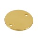 Brass Connector Round with Ladybug 15mm Ø1.4mm