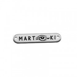 Étiquette Connecteur en Laiton « Martaki » 25 x 5 mm
