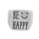 Anillo de Metal Latón "BE HAPPY" 16mm