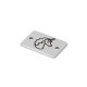 Étiquette Connecteur en Laiton avec Licorne 15 x 10 mm