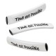 Brass Painted Tube "Tout est Possible" 35x6mm Ø5.2x3mm
