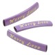 Tubo de Metal Latón Pintado "Worry Less" 6x35mm