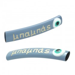 Tubo de Metal Latón "Μπαμπάς" con Ojo 6x35mm