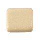 Ceramic Square Bead Flat with Turtle 10mm/3mm Ø2.2mm