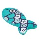 Ciondolo in Ceramica a Forma di Pesce Grecia con Occhio Malvagio 29X60 mm Ø3 mm