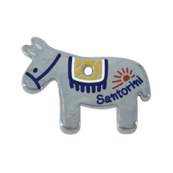 Pendentif en Céramique Âne « Santorini » 62 x 43 mm Ø 3.4 mm