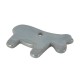 Pendentif en Céramique Âne « Grèce » avec œil Maléfique 62 x 43 mm Ø 3.4 mm