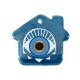 Ceramic Pendant House with Evil Eye 51x46mm Ø3.5mm