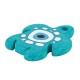 Colgante de Cerámica con Tortuga y ojo Turco 35 x 45 mm Ø 4,5 mm