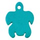 Pendentif Tortue en Céramique avec œil Maléfique 35 x 45 mm Ø 4.5 mm