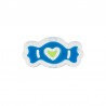 Transparent/ Bleu fluo/ Jaune