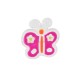 Acrylic Bead Butterfly 25mm Ø3.5mm
