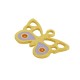 Colgante de Metal Zamak Mariposa con Ojo y Esmalte 19x13mm