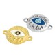 Conector de Metal Laton Redondo con Ojo Esmaltado 16mm