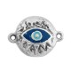 Conector de Metal Laton Redondo con Ojo Esmaltado 16mm