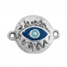 999° Silver Antique Plated/Blue/Light Blue