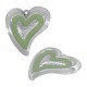 Ciondolo in Ottone Smaltato a Forma di Cuore 22X24 Mm/3.2 mm