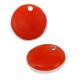 Enameled Brass Charm Round 10mm/1mm Ø1.4mm