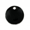 999° Silver Antique Plated/ Black