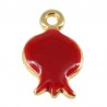 Plaqué or 24 carats/Rouge cerise