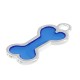 Ciondolo in Zama Smaltata a Forma di Osso per Cani 25X11 mm