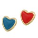 Cuore Scorrevole in Zama Smaltata 9 mm Ø 2 mm