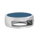 Enameled Zamak Slider Round 14mm Ø10.5x2.7mm