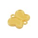 Connettore in Zama a Forma di Farfalla con Occhio Malvagio e Smalto 18X13 mm